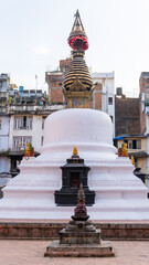 Buddhist stupa found in kathmandu, Nepal street, historical place