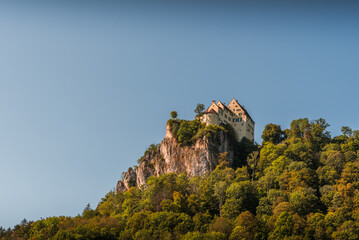 Schloss Werenwag im Oberen Donautal, Hausen im Tal, Naturpark Obere Donau, Landkreis Sigmaringen,...