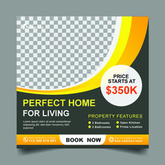 home sale banner for social meda post template	