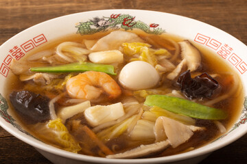 五目ラーメン　(五目あんかけラーメン)