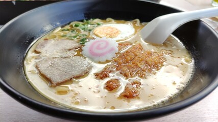 Pork Ramen with Pork Bone Soup