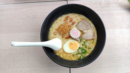 Pork Ramen with Pork Bone Soup