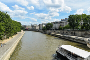 The Seine Embankment in Paris.