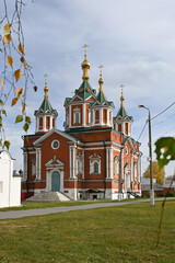 Fototapeta na wymiar Orthodox churches in Kolomna.