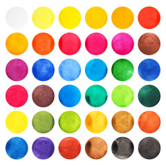 color pattern modern vintage colorful watercolor painting guide palette on paper illustration design hand drawing swatch graphic background art abstract