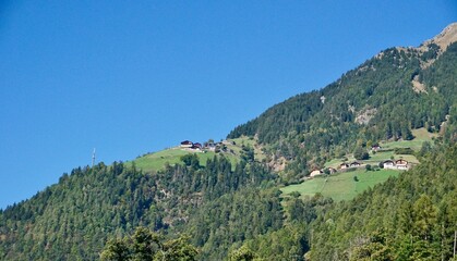 landscape with mountains