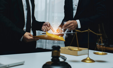 justice and law concept.	