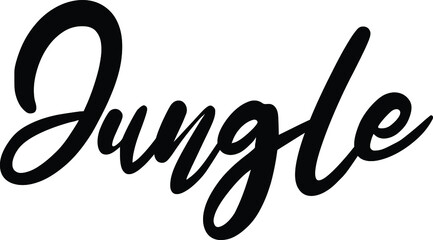 Jungle Text Lettering Phrase for t-shirts