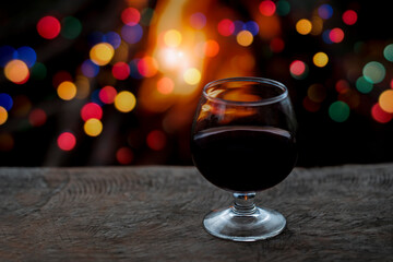 glass of red wine