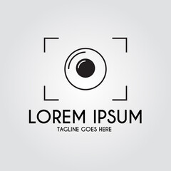 Camara icon or logo vector art