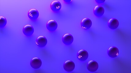 background with table tennis balls