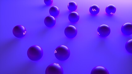 background with table tennis balls