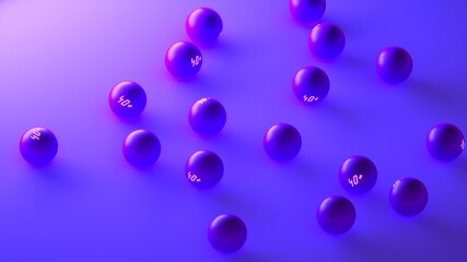 background with table tennis balls