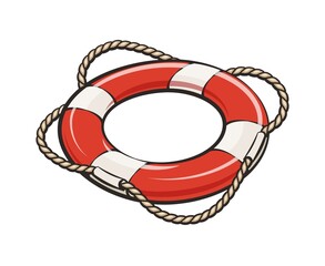 Life buoy vintage element