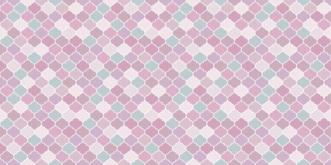 moroccan tile background. Seamless pattern.Vector. モロッコ柄タイルのパターン