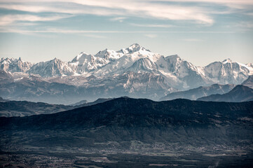 Le Mont-Blanc depuis la Dôle