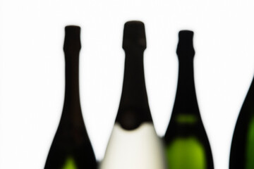 Graphic wine bottle tops