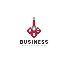 Denny Chimes Monument Logo with 3 Letters as an abbreviation. Tower, monitoring post