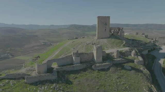 Antiguo castillo almohade de la Estrella en el municipio de Teba provincia de M&aacute;laga