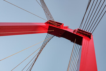 Obraz premium Rotterdam, Willemsbrug (bridge)