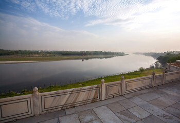Fototapeta na wymiar Yamuna River, Agra, India