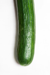
Cucumber, photo on white background