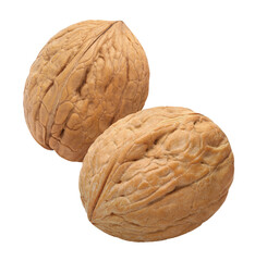 Walnuts, isolated on white background