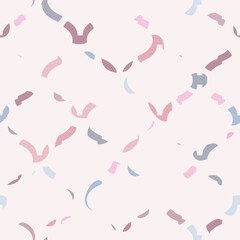 Abstract Tile Cutouts on light Pebble background