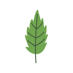 Green simple plain leaf