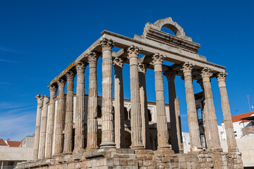 Obraz premium Römischer Tempel der Diana in Mérida