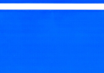 Blue office file or folder for paper storage. Plastic folder for office