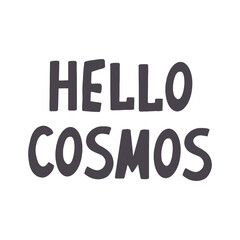 Lettering hello cosmos