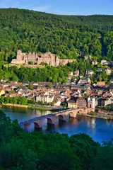 Die historische Stadt Heidelberg mit dem Schloss, der Alten Brücke, dem Neckar und dem Brückentor. Deutschland. © Susanne Fritzsche
