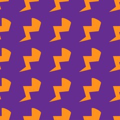 seamless pattern of  lightning vector illustration