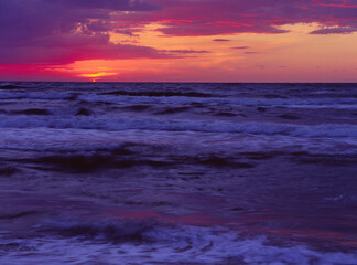 Fototapeta premium Baltic sea near Leba, Poland