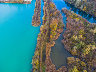 Le Doubs vu du ciel en drône