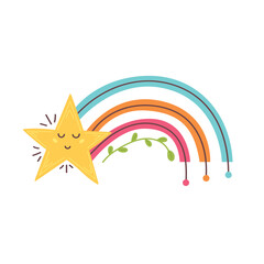Star makes baby a rainbow