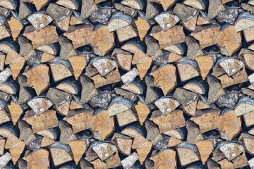 stack of logs seamless background