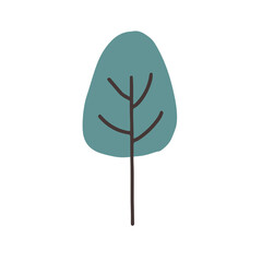 Turquoise abstract Tree