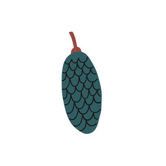 Turquoise pine cone