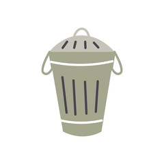 Vector trash can