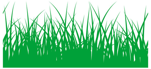 Green grass. Eco organic symbol. Natural seamless pattern
