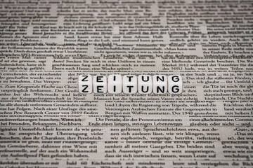 Obraz premium Zeitung