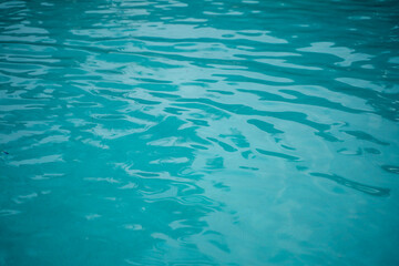 Ripples across turquoise water