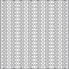  Vector ethnic pattern with symmetrical elements . Repeating geometric tiles from striped elements.Monochrome texture.Black and white pattern for wallpapers and backgrounds.