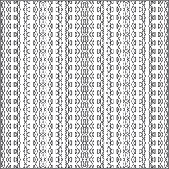  Vector ethnic pattern with symmetrical elements . Repeating geometric tiles from striped elements.Monochrome texture.Black and white pattern for wallpapers and backgrounds.