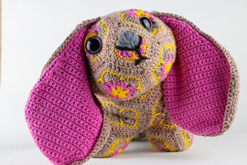 hand made bunny rabbit African crochet pattern