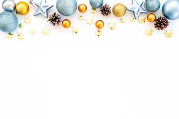 Merry Christmas and Happy New Year decoration ornament