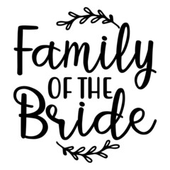 Obraz premium Family of the Bride