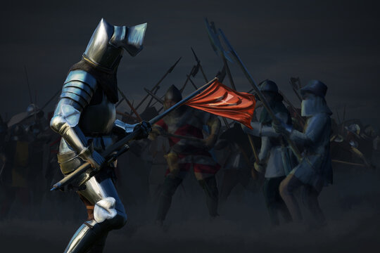 Warrior - Medieval Battle Scene